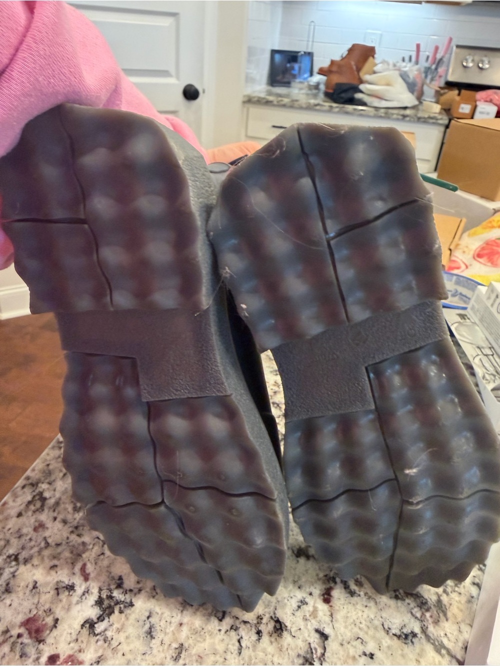 OFF-WHITE 'FOR RAINY DAYS' Rubber Rain Boots - Picture 4 of 10